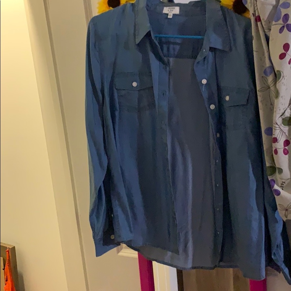 Crown and ivy jean shirt